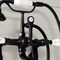 Kingston Brass AE53T0 7-Inch Adjustable Wall Mount Tub Faucet with Hand Shower, Matte Black AE53T0 - alternate 5